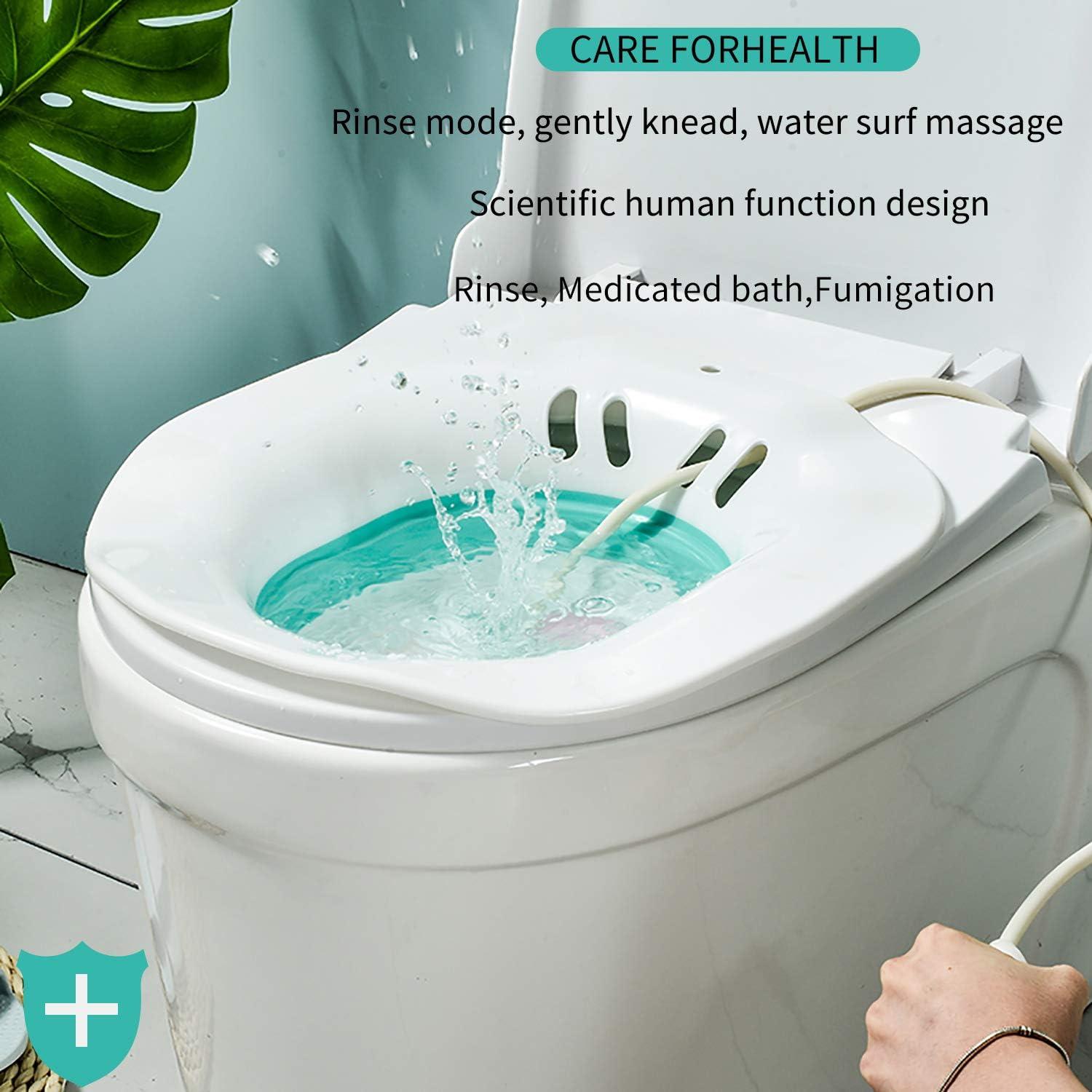 Sitz Bath for Hemorrhoids Sitz Bath for Toilet seat Hemmoroid Treatment