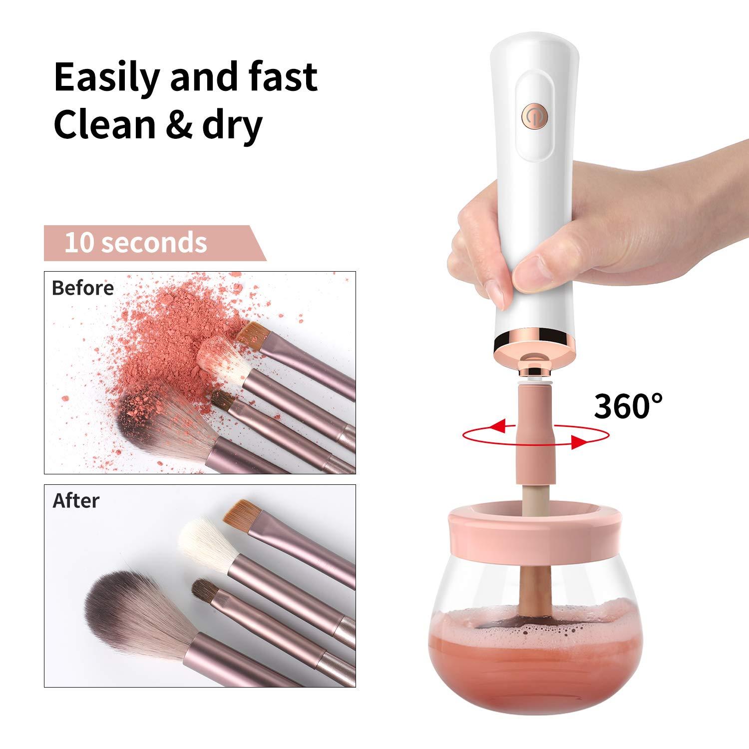 Makeup Brush Cleaner and Dryer Machine Deep Clean Fast Dry, Make up Brush  Cle