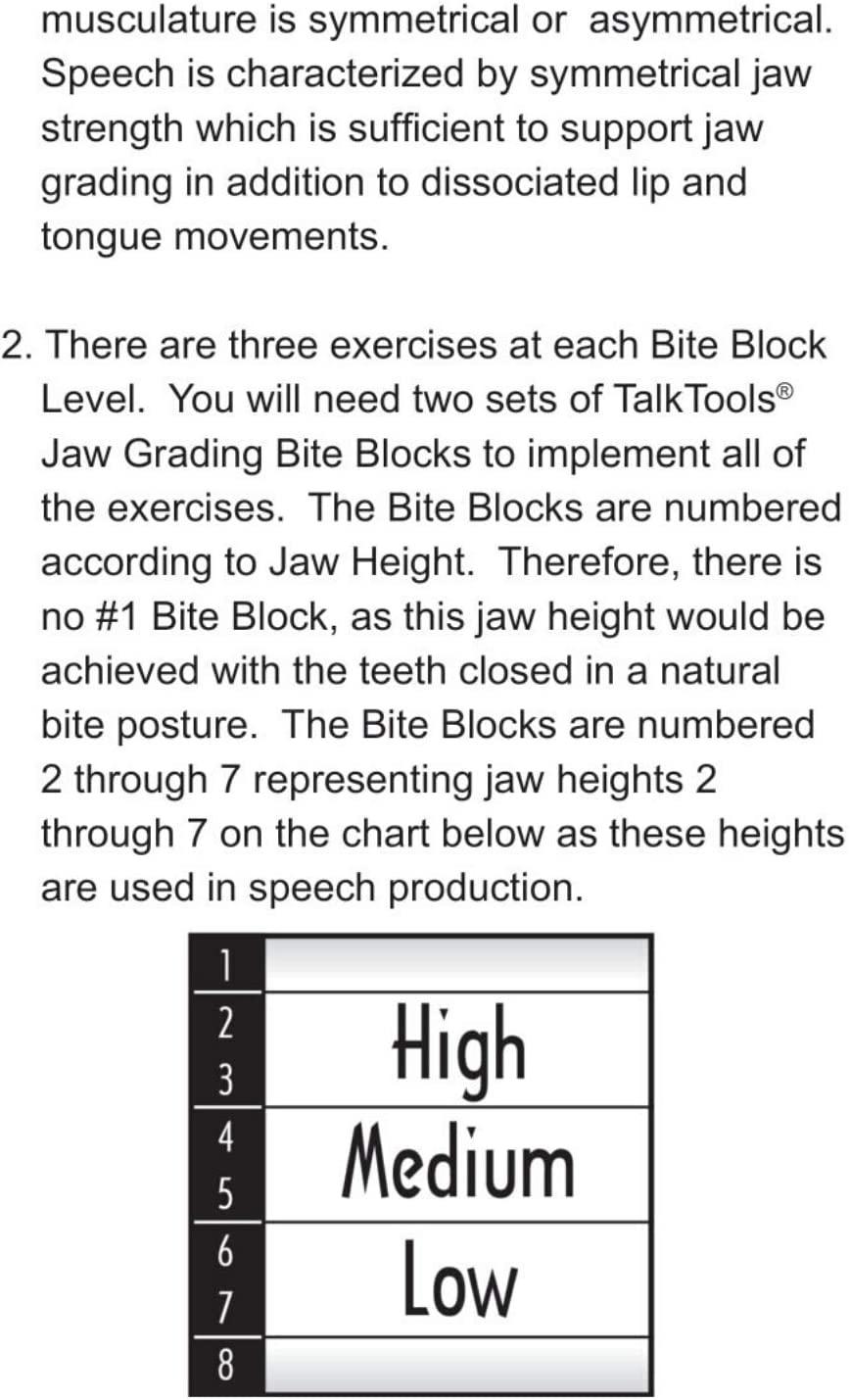 TalkTools Jaw Grading Bite Blocks Kit (Purple) 2 Pack Improve Oral