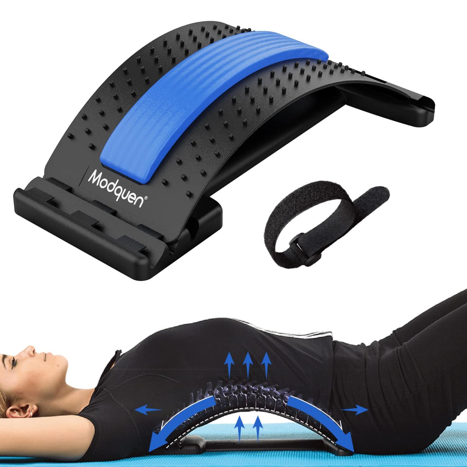 Modquen Back Stretcher for Lower Back Pain Relief, MultiLevel Lumbar