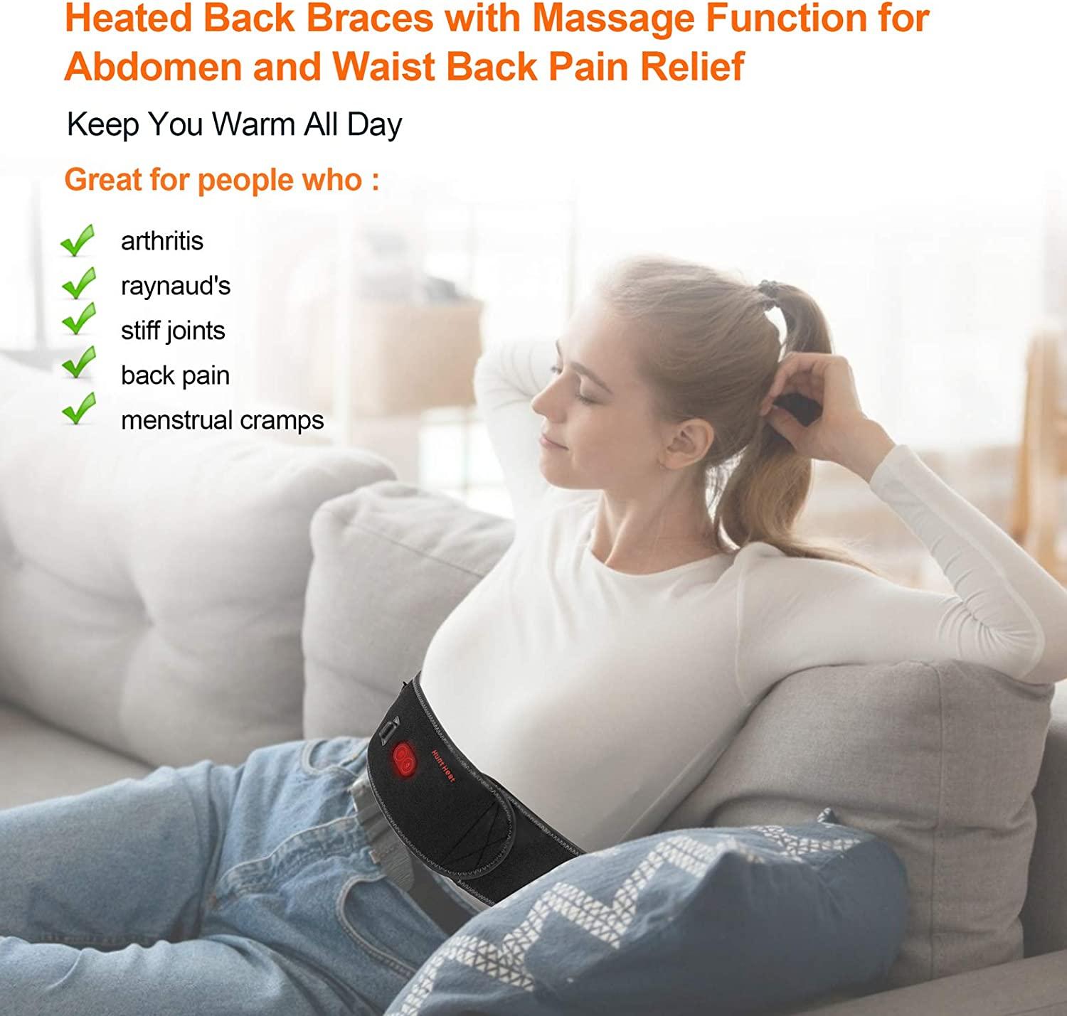 Heating Pad for Back Pain Relief - Cordless Heating Pad Back Brace