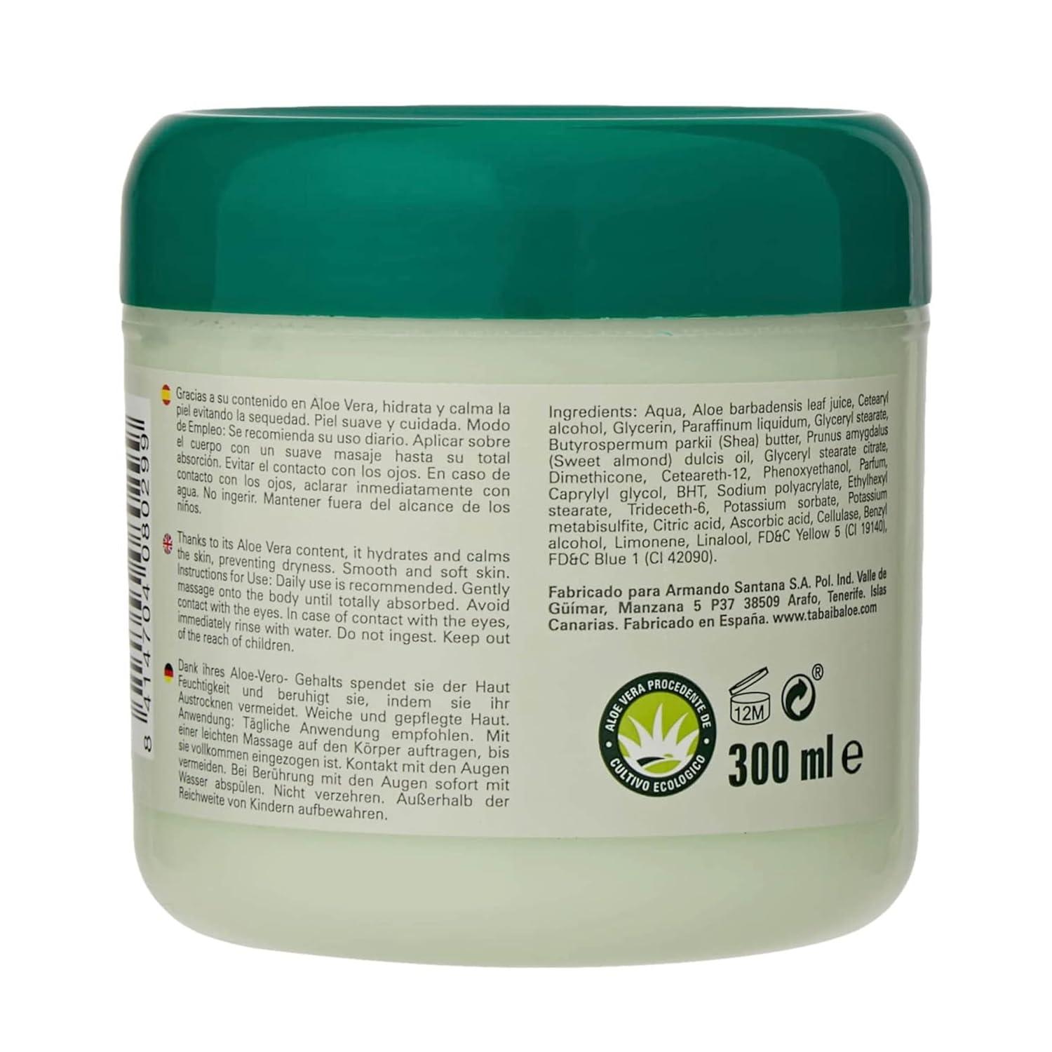 Tabaibaloe Premium Aloe Vera Cream | 300ml Face & Body Moisturizer -  International Shipping | Buy Now with Express International Delivery |  GoSupps.com
