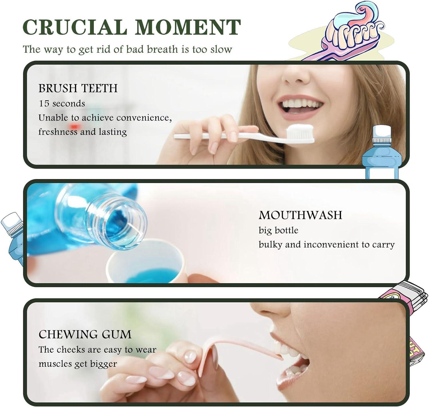 Fresh Breath Essence Breath Freshener Bad Breath Treatment Mouthwash