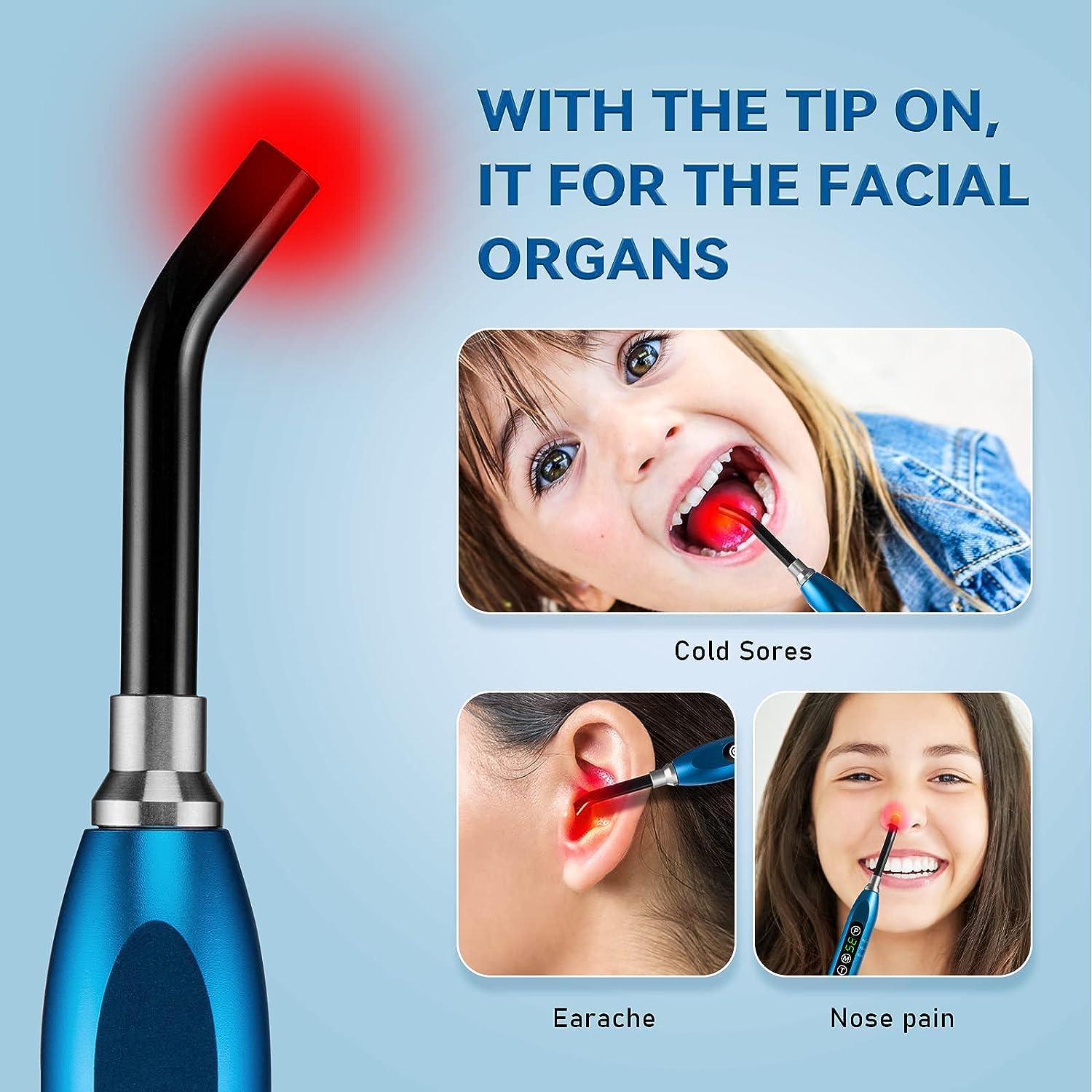 Red Light Therapy Cold Sores Treatment&Fever Blister,Canker Sore Mouth