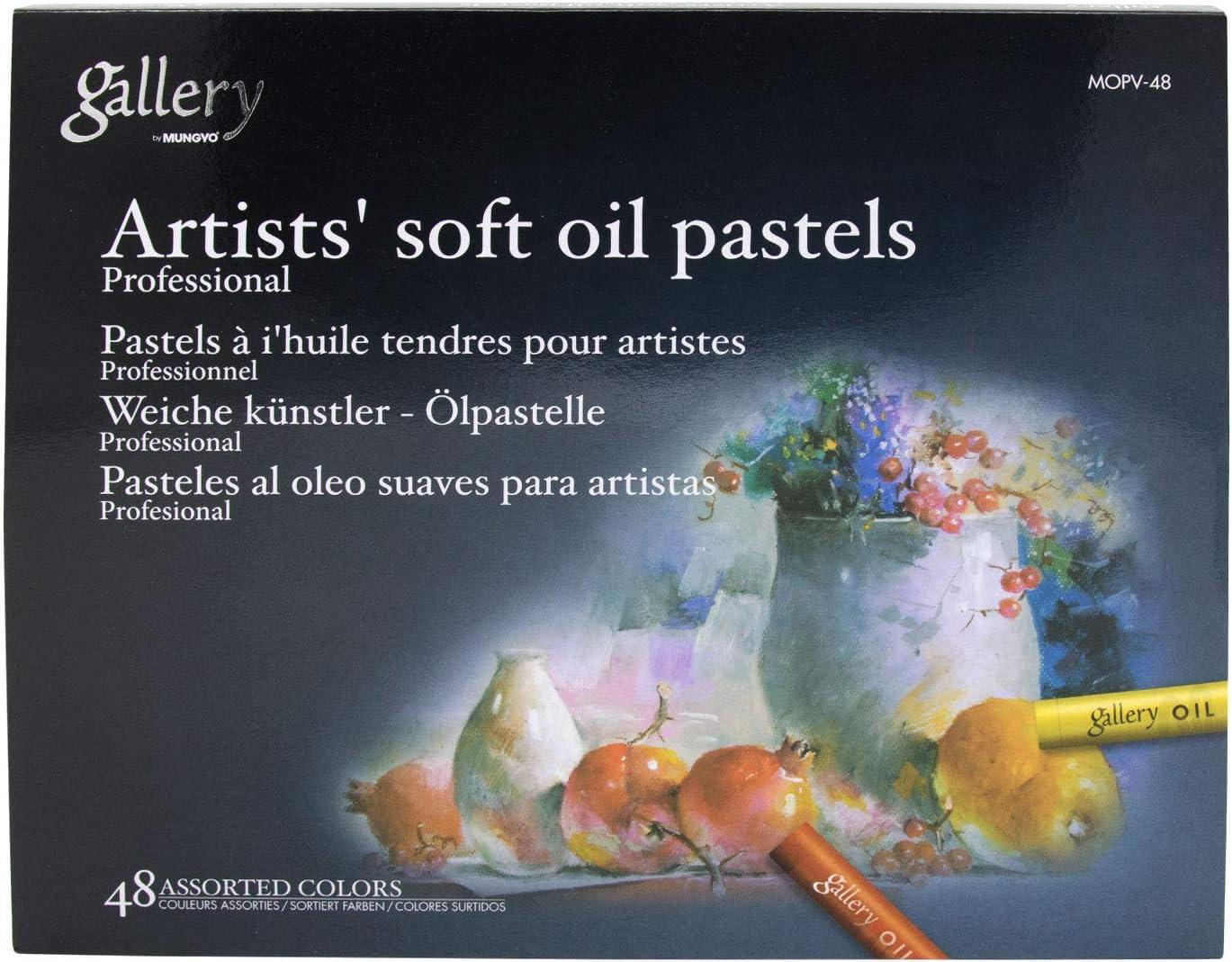 Mungyo Gallery Artists' Soft Oil Pastels Set of 24 Colours,  MOPV-24 