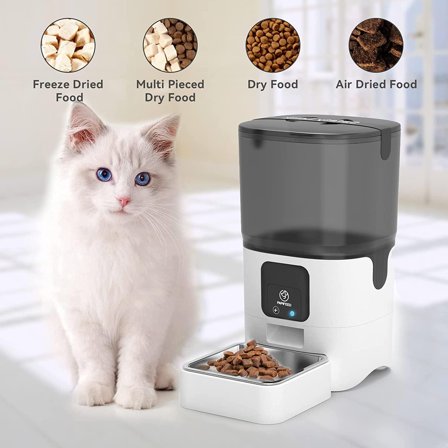 Automatic Cat Feeder, WiFi Enabled Smart Pet Feeder for Cats