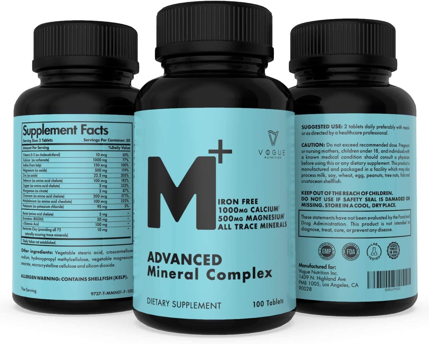 Chelated Multi Mineral Supplement with Zinc, Calcium & Magnesium