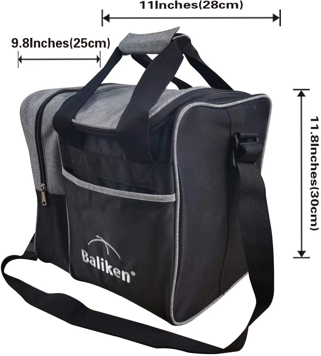 BALIKEN Single Bowling Ball Tote Bowling Bag Holds One Bowling Ball, One Pair of Bowling Shoes
