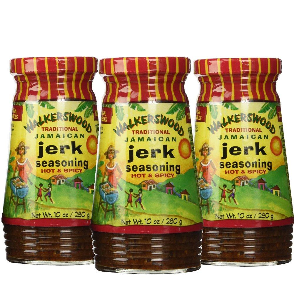 Walkerswood Hot & Spicy Traditional Jamaican Jerk Seasoning (3 Pack)