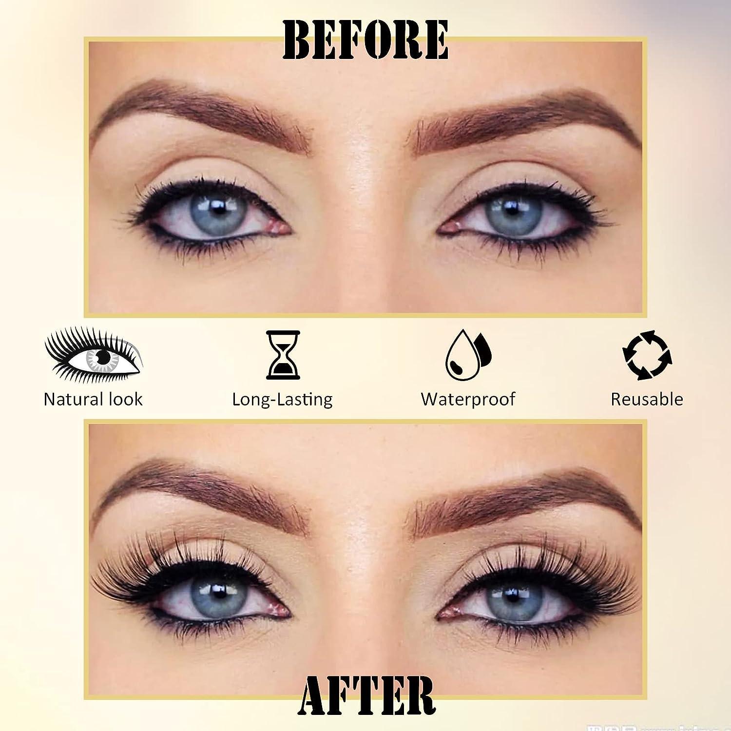 Eyelashes Kit Anghie Eyelashes with Liners 10Pairs