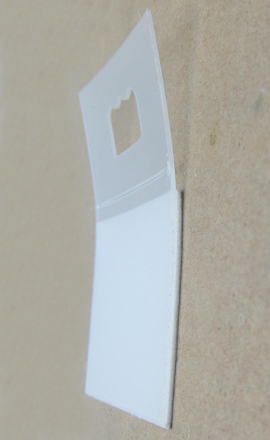 Picture Hangers Adhesive - 10 Pack - Plastic Sawtooth Adhesive