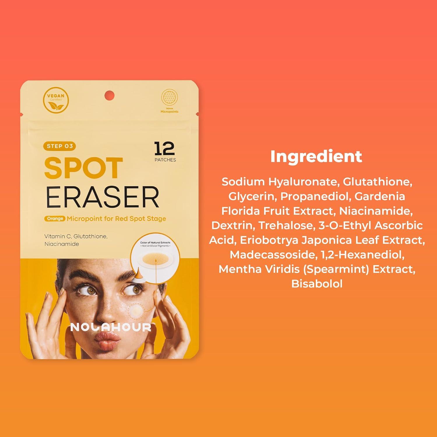 Spot Eraser 12 Patches - Post Pimple Treatment with Vitamin C & Glutathione  | Acne & Dark Spot Patches for Face | Zit Stickers for Red Marks | Buy Now  with Express International Delivery | GoSupps.com