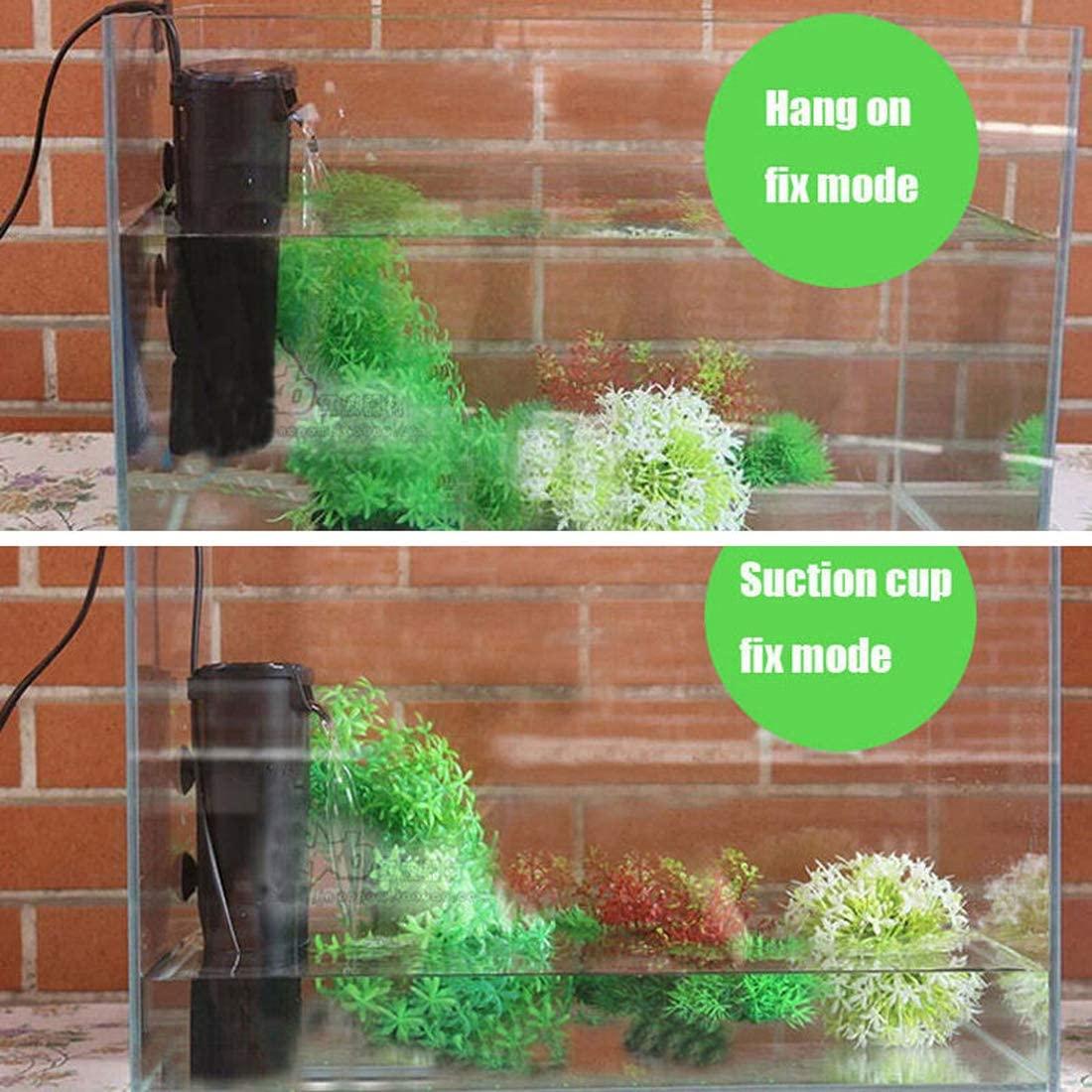 Aquarium Turtle Filter Waterfall Flow Water Clean Pump BioFiltration for Reptiles Tank Low