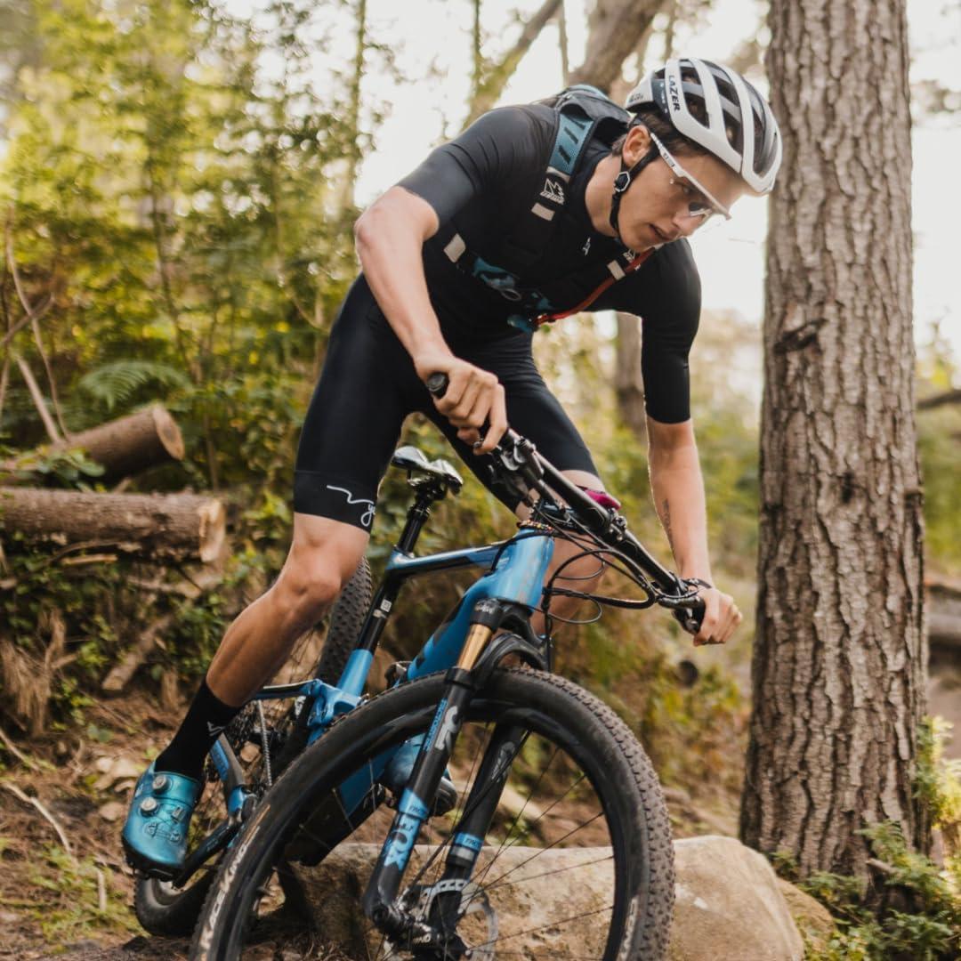 Sac D'hydratation USWE MTB Hydro 12L – Noir/Bleu – Avec Poche à Eau 3L