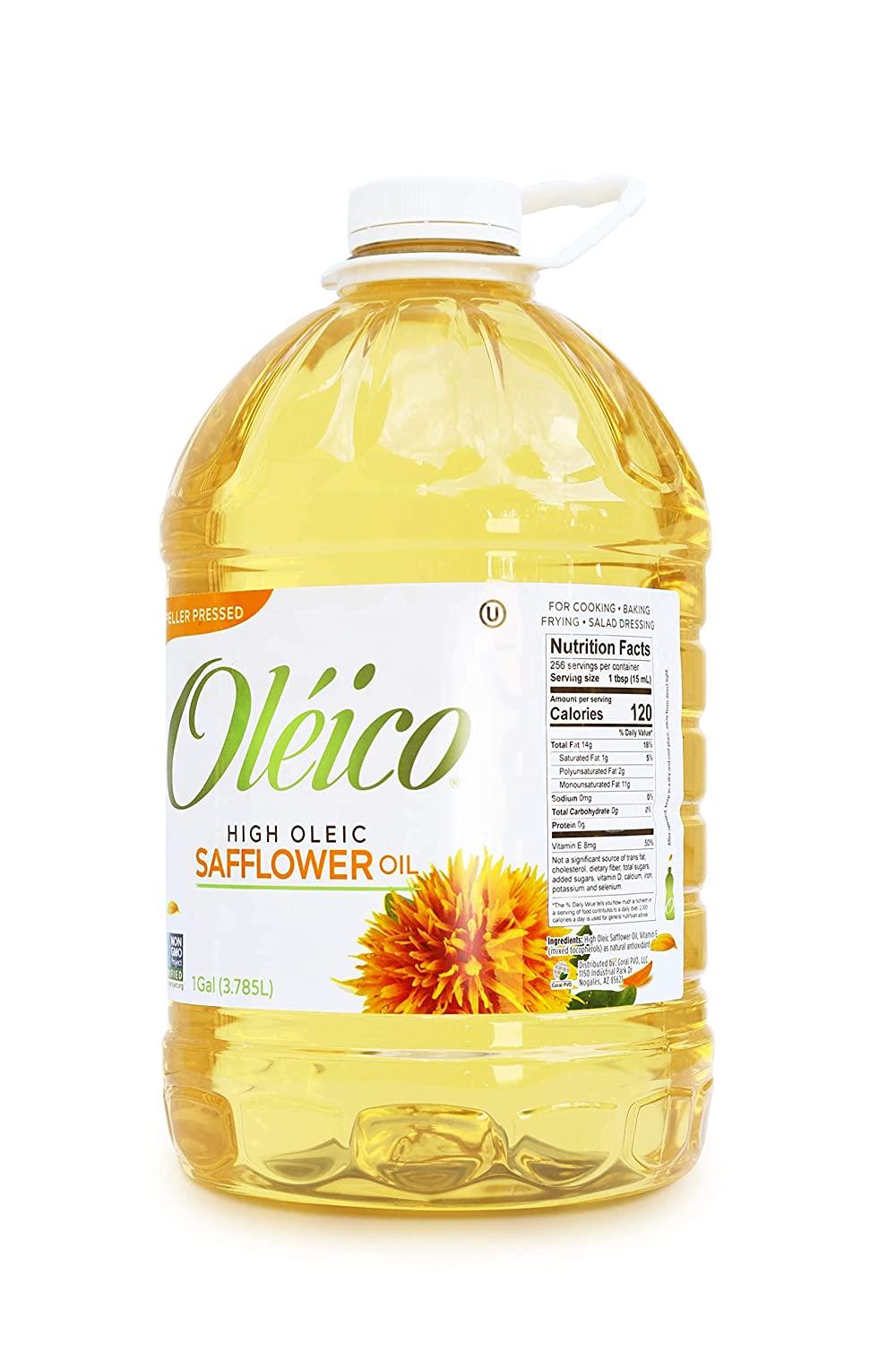 Olico High Oleic Safflower Oil 1 Gallon (128 fl. oz.)