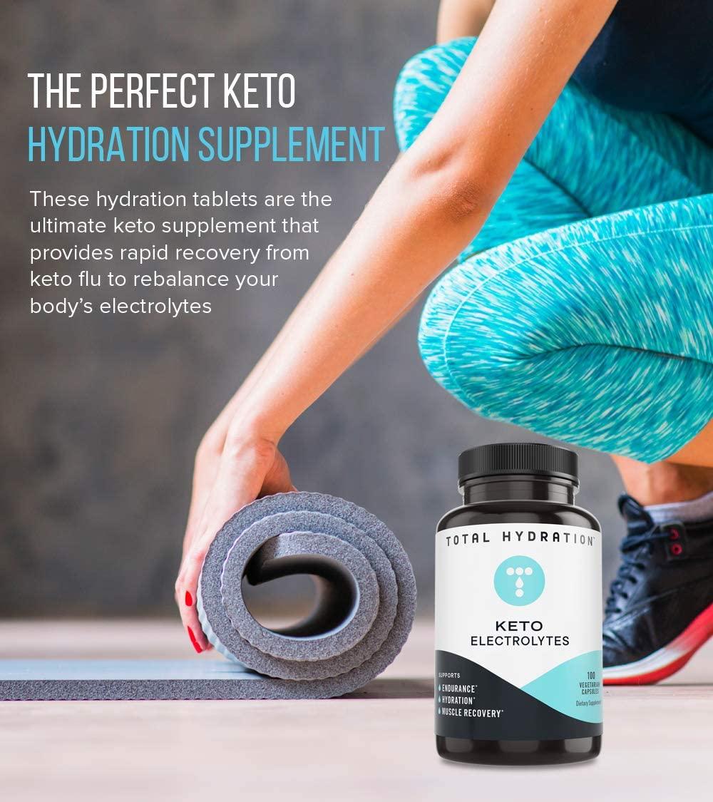 Total Hydration Keto Electrolyte (100ct) Electrolyte Pills for