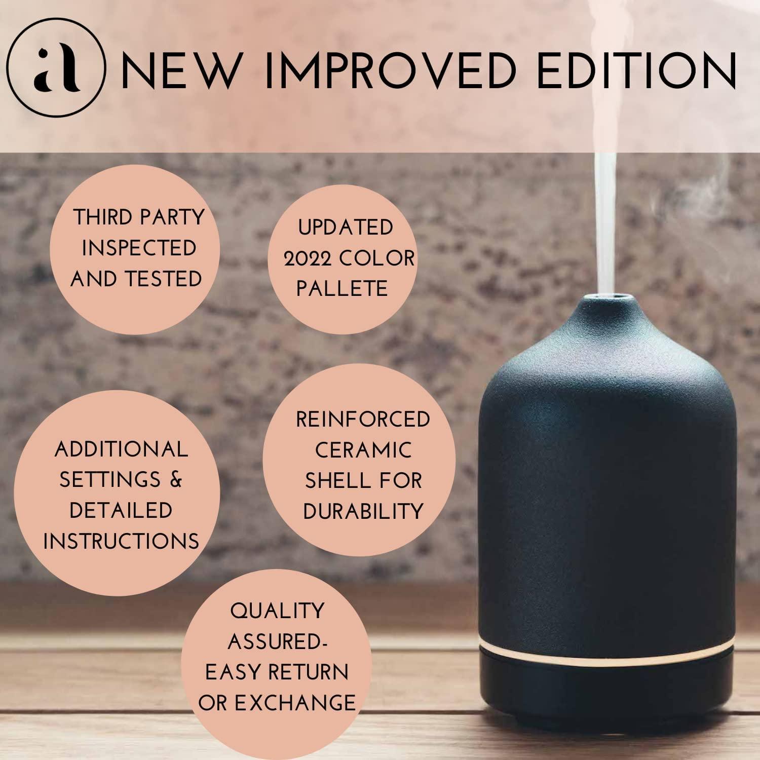 Ajna Ceramic Essential Oil Diffuser Elegant Aromatherapy Diffuser