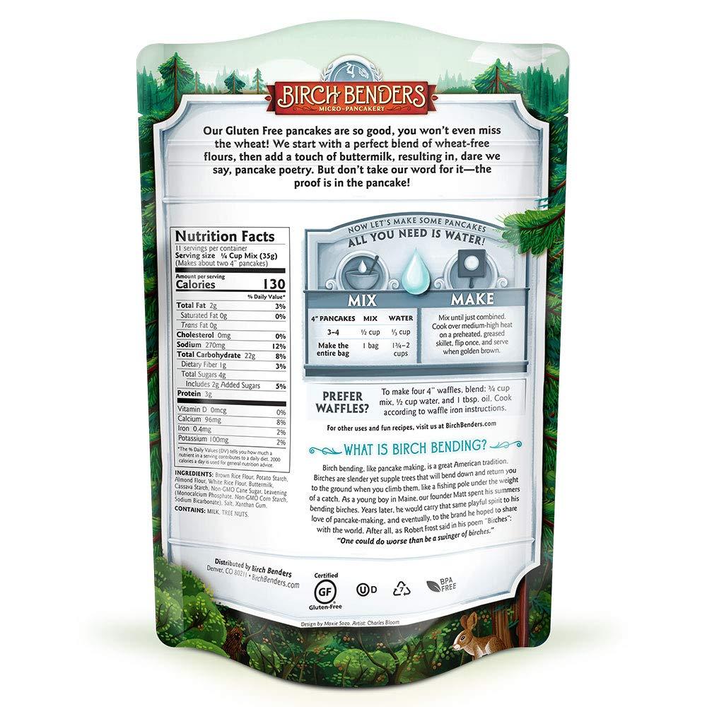 Birch Benders Gluten-Free Pancake & Waffle Mix | Brown Rice Flour ...
