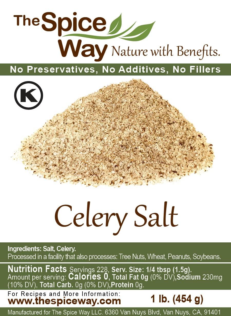 The Spice Way Celery Salt 1 lb. fresh celery salt seasoning blend