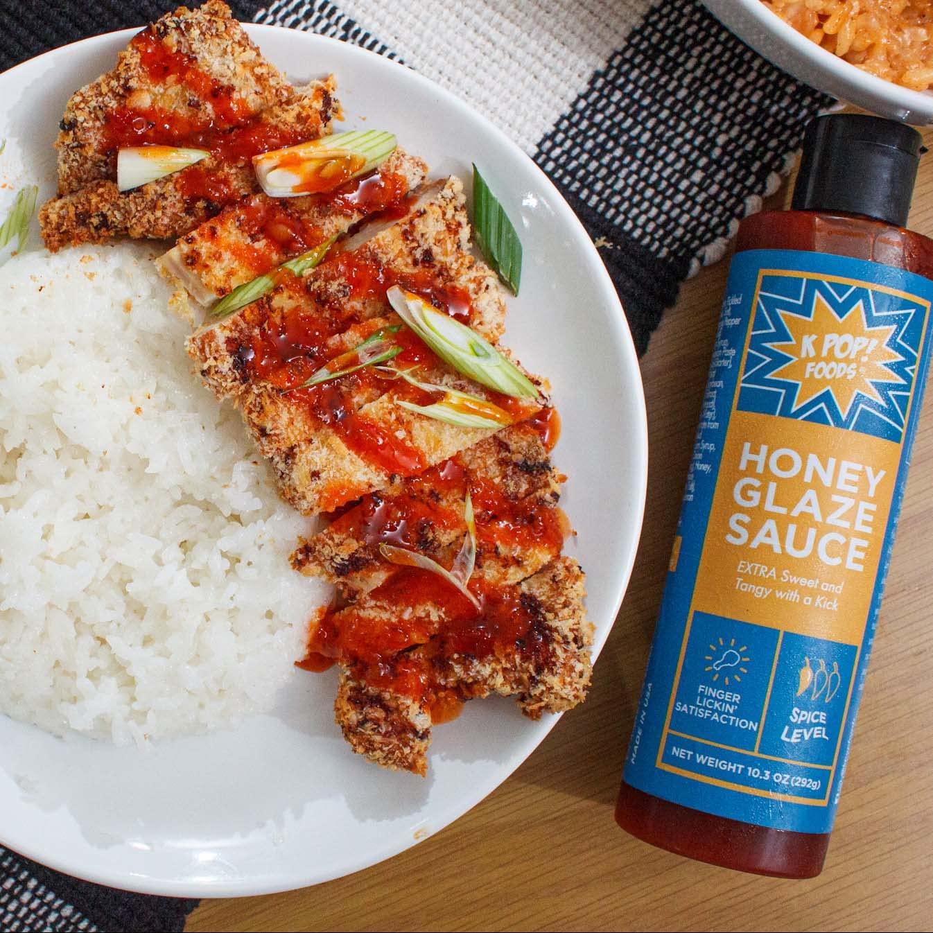 KPOP Foods KTOWN Korean BBQ Sauce Set Kimchi Spicy Mayo, XXX BBQ Hot