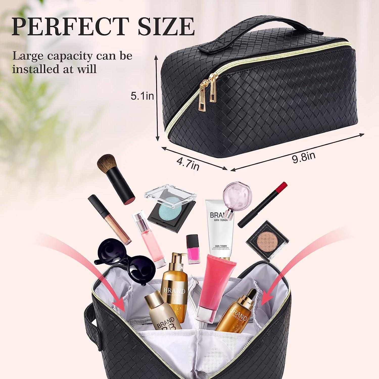 Large Travel Makeup Bag, Professional Cosmetic Makeup Train Case With  Mirror, Waterproof Cosmetics Organizer Bag With Adjustable Divider Portable  Make | Fruugo NO