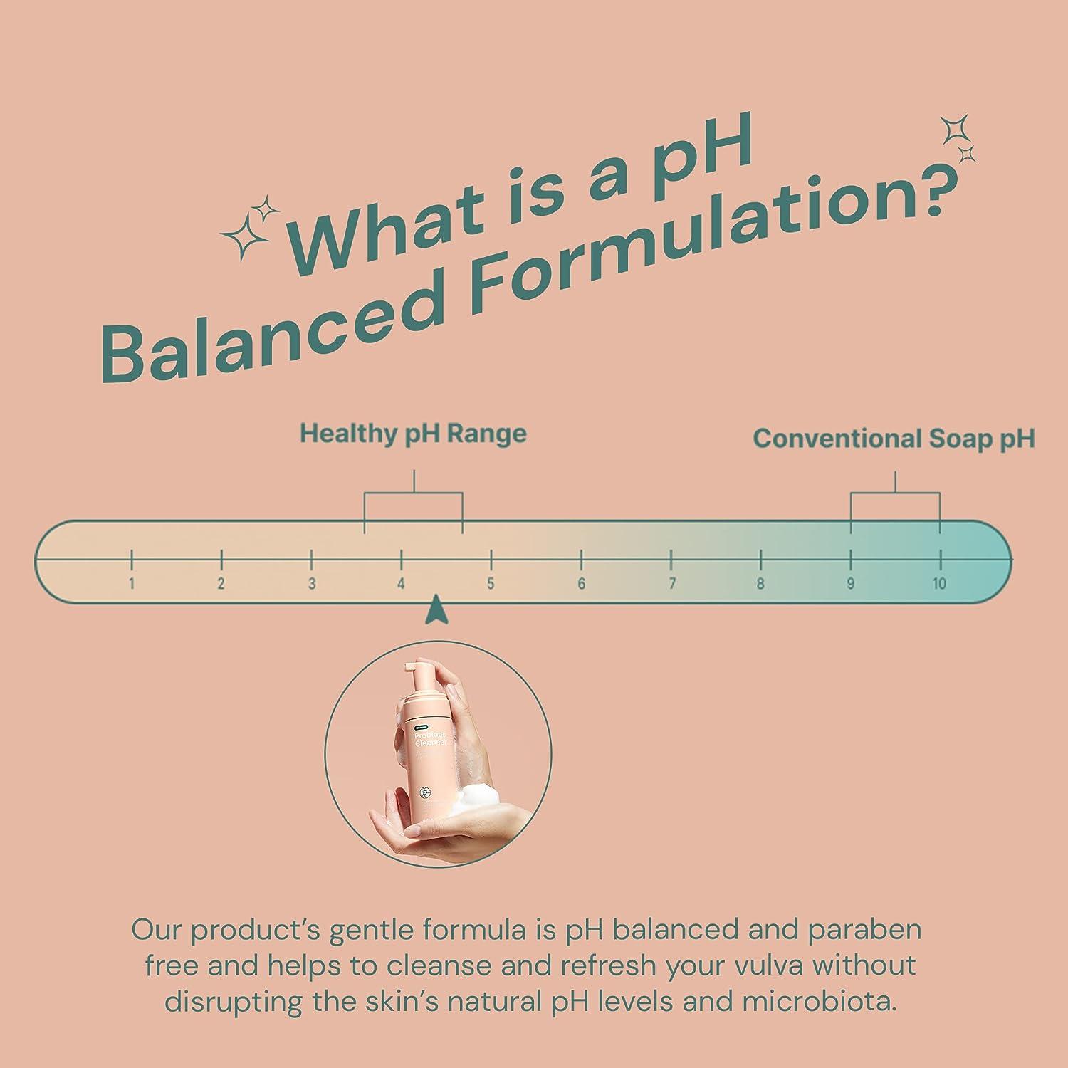 Ease Probiotic Cleanser Intimate Foaming Feminine Wash Gentle Feminine Care Formula for