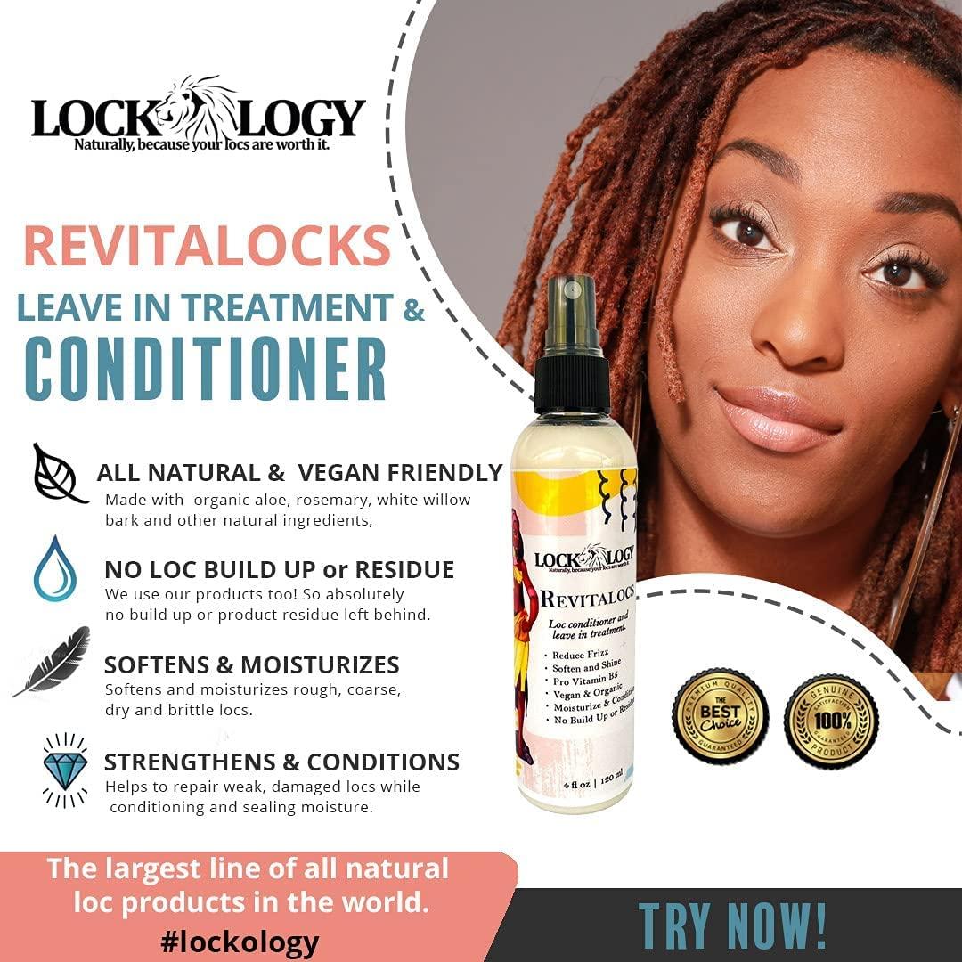 Loc Spray for Dreads Moisturizer - Cleansing Loc Moisturizer Spray - Braid  Spray for Box Braids Moisturizer - Vegan Dreadlock Hair Products - Dreads