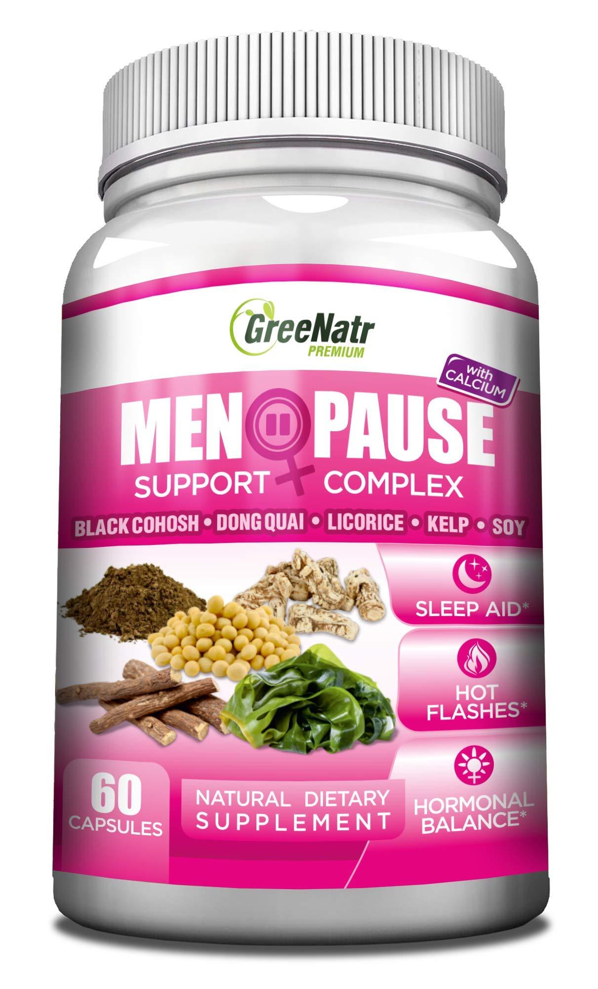 Herbal Menopause Support Complex for Hot Flashes Night Sweats & Mood