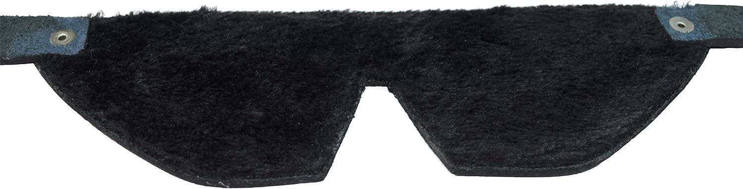 Fur Lined Real Leather Blindfold