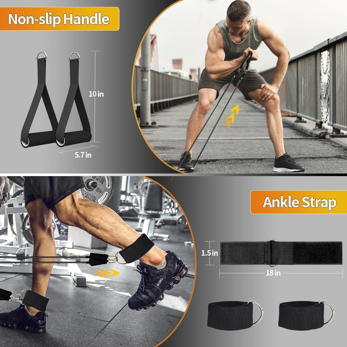 Gym Equipment Best Resistance Band Online 14Pcs TPE Resistance