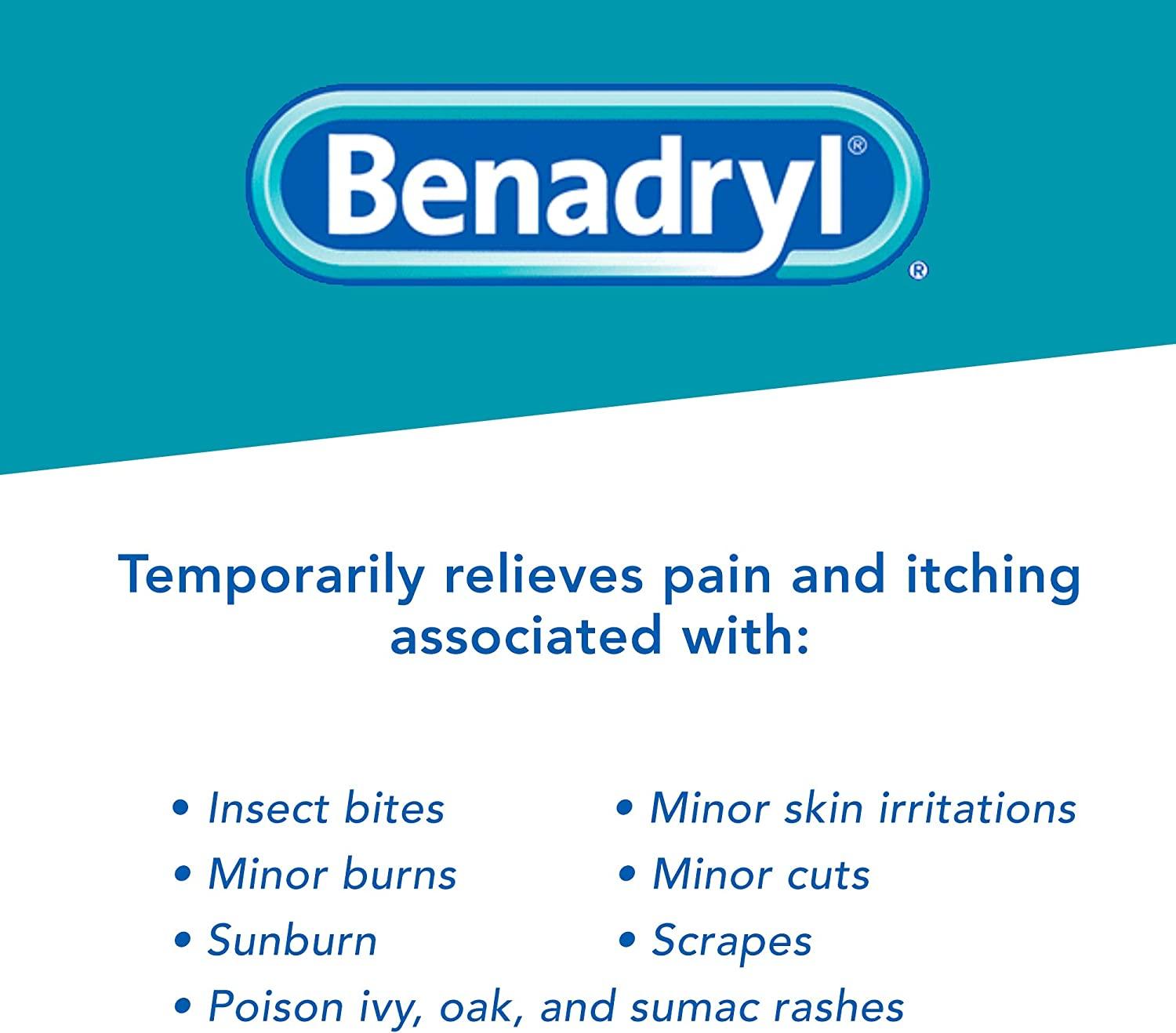 Benadryl Extra Strength Cooling Anti-Itch Spray &amp; Itch Relief Stick ...