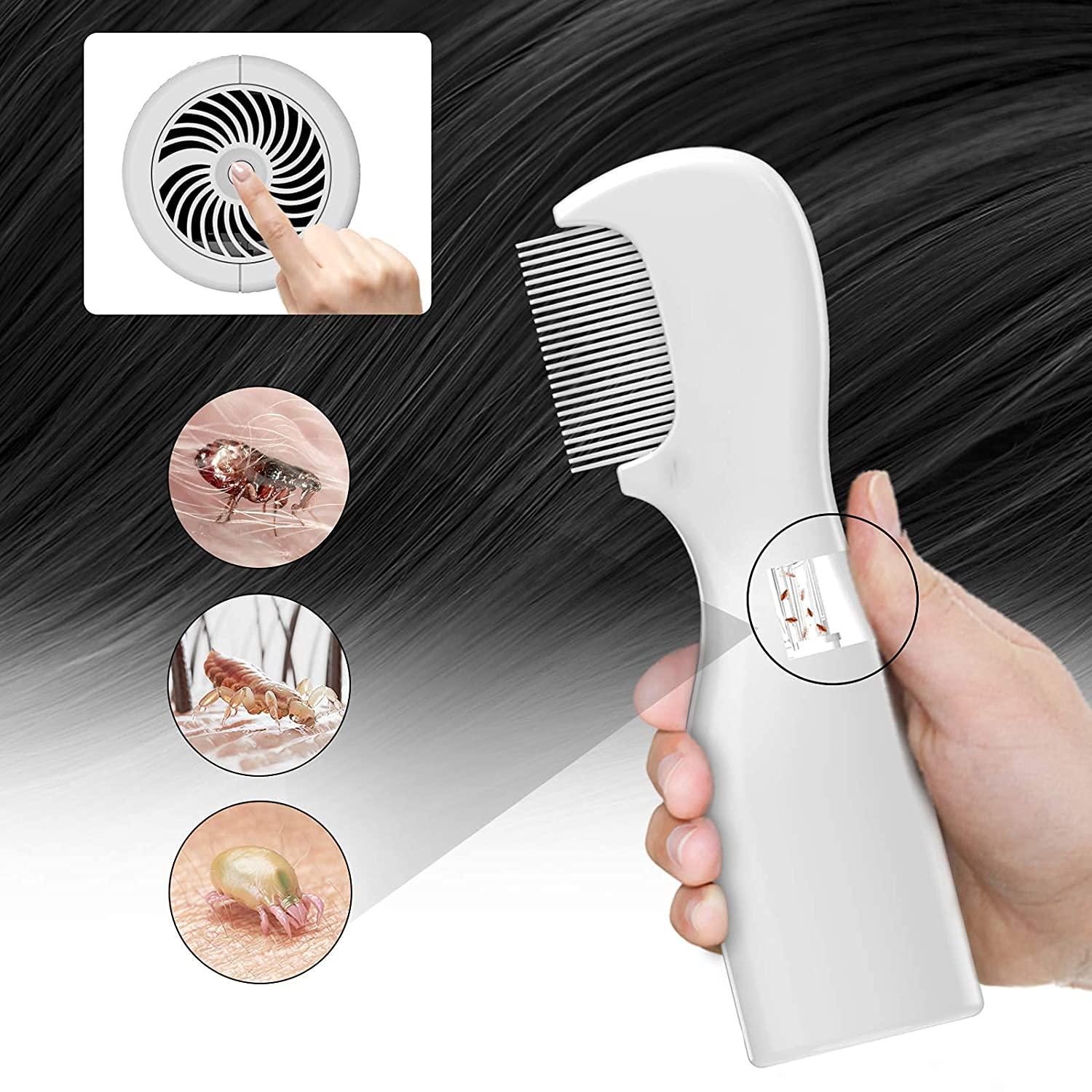 New Electric Head Lice Comb, OCONN Chemical Free Head Lice Remover