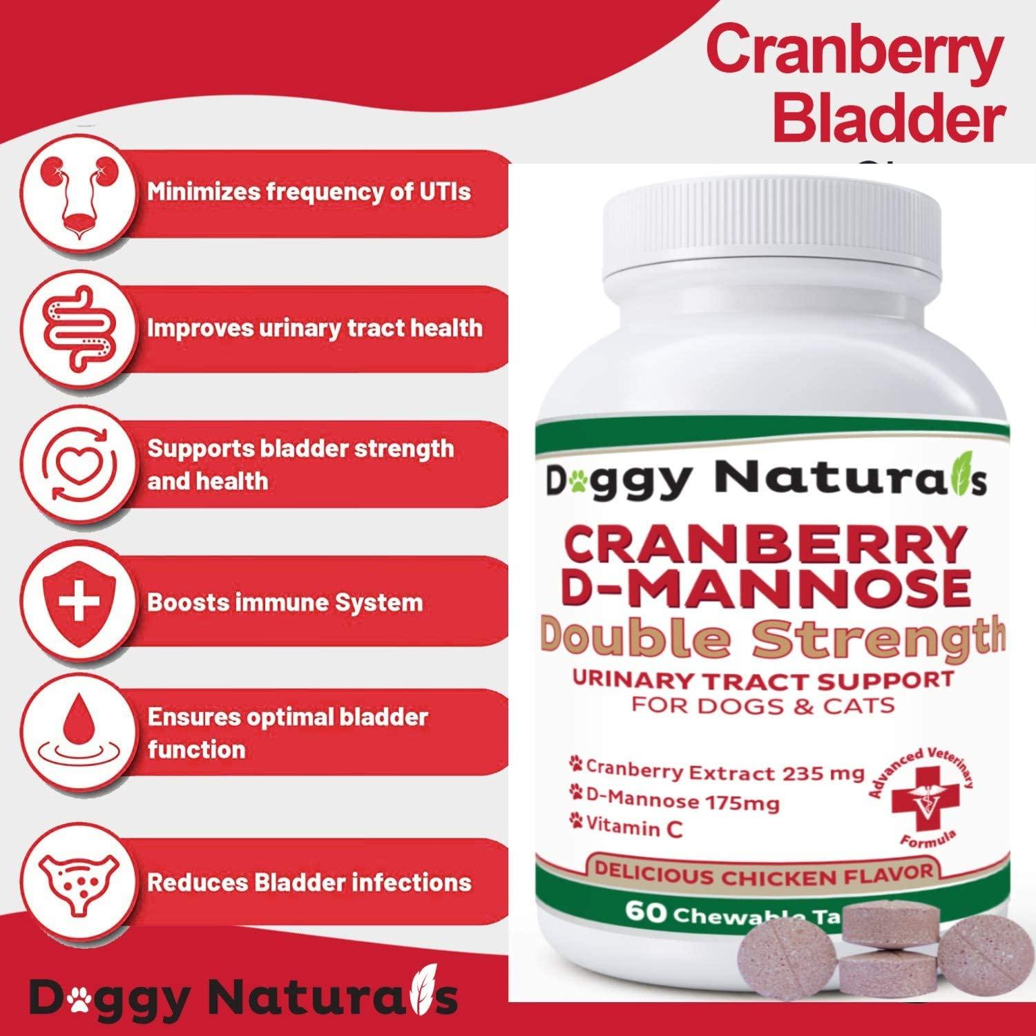 Cranberry DMannose for Dogs and Cats Urinary Tract Infection Support