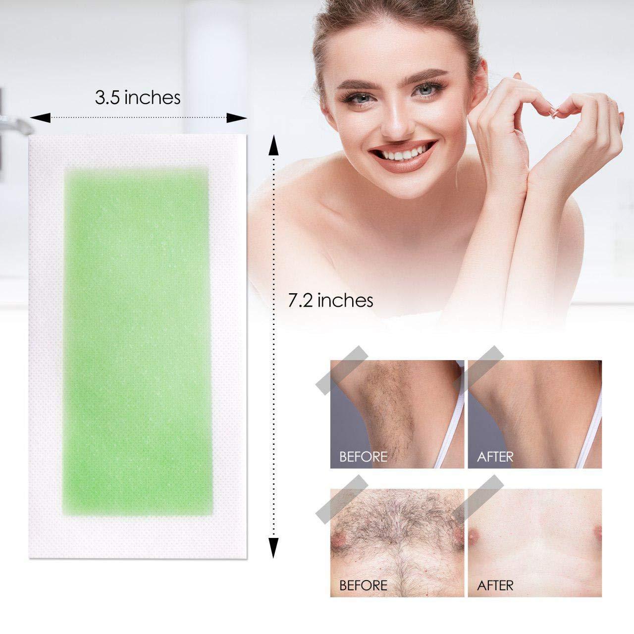 Avashine Wax Strips for Arms, Legs, Underarm Hair, Eyebrow, Bikini, and