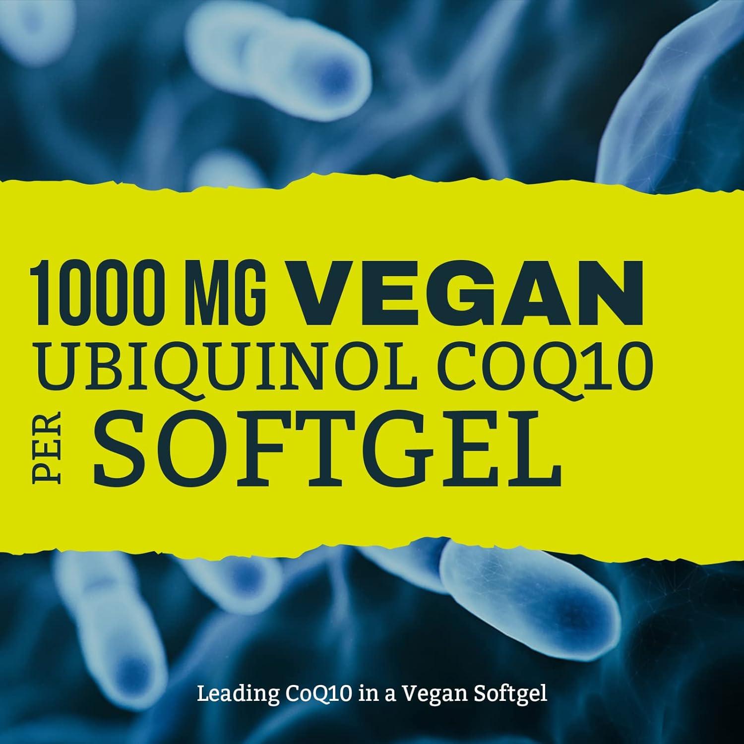 Vegan Liposomal Ubiquinol CoQ10 1000 mg High Bioavailability Heart