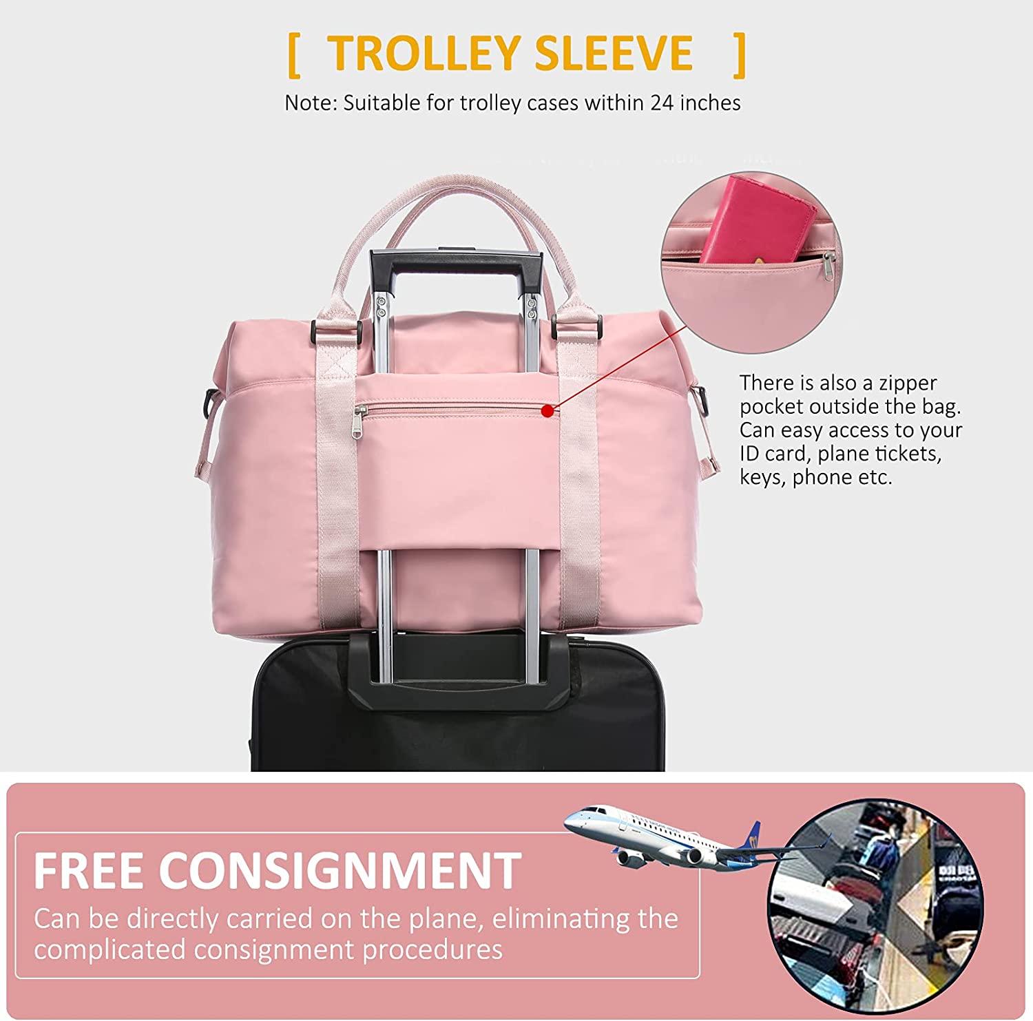 LOVEVOOK Weekender Bag for Women Cute Travel Tote Bag Gym Duffel Bag ...