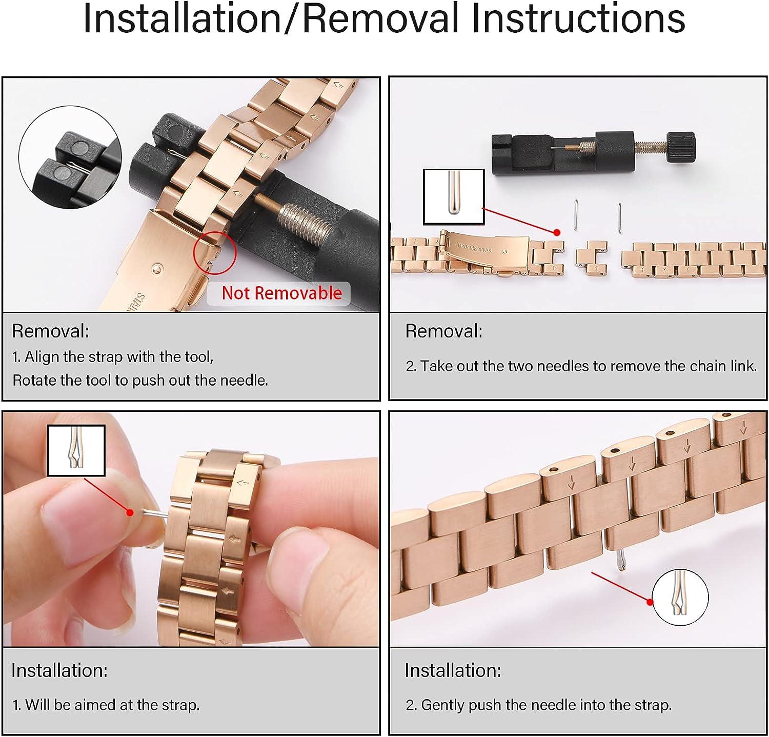 Stainless Steel How To Change Out Watch Band Stainless Watch Strap
