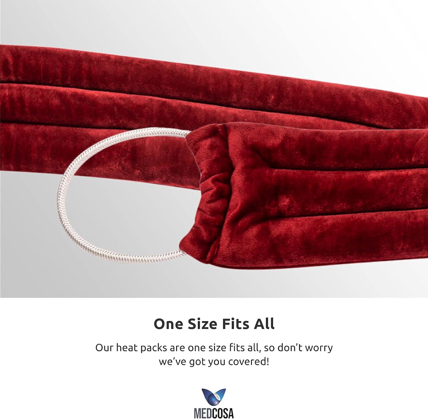 Medcosa Microwavable Heated Neck Pack Multipurpose Heating Pad for