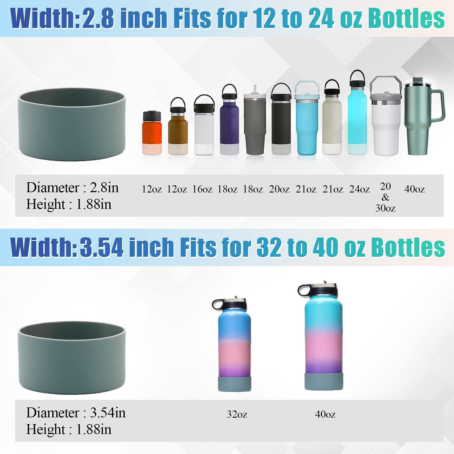 2 Stivali In Silicone Glitterato Per Borraccia Stanley Quencher 1,13L E IceFlow 567-850ml, Protettivo Antiscivolo - 2