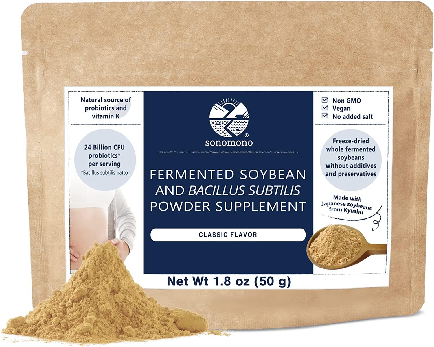 Sonomono Natto Powder 50g Bag Classic Fermented Soybean Powder for