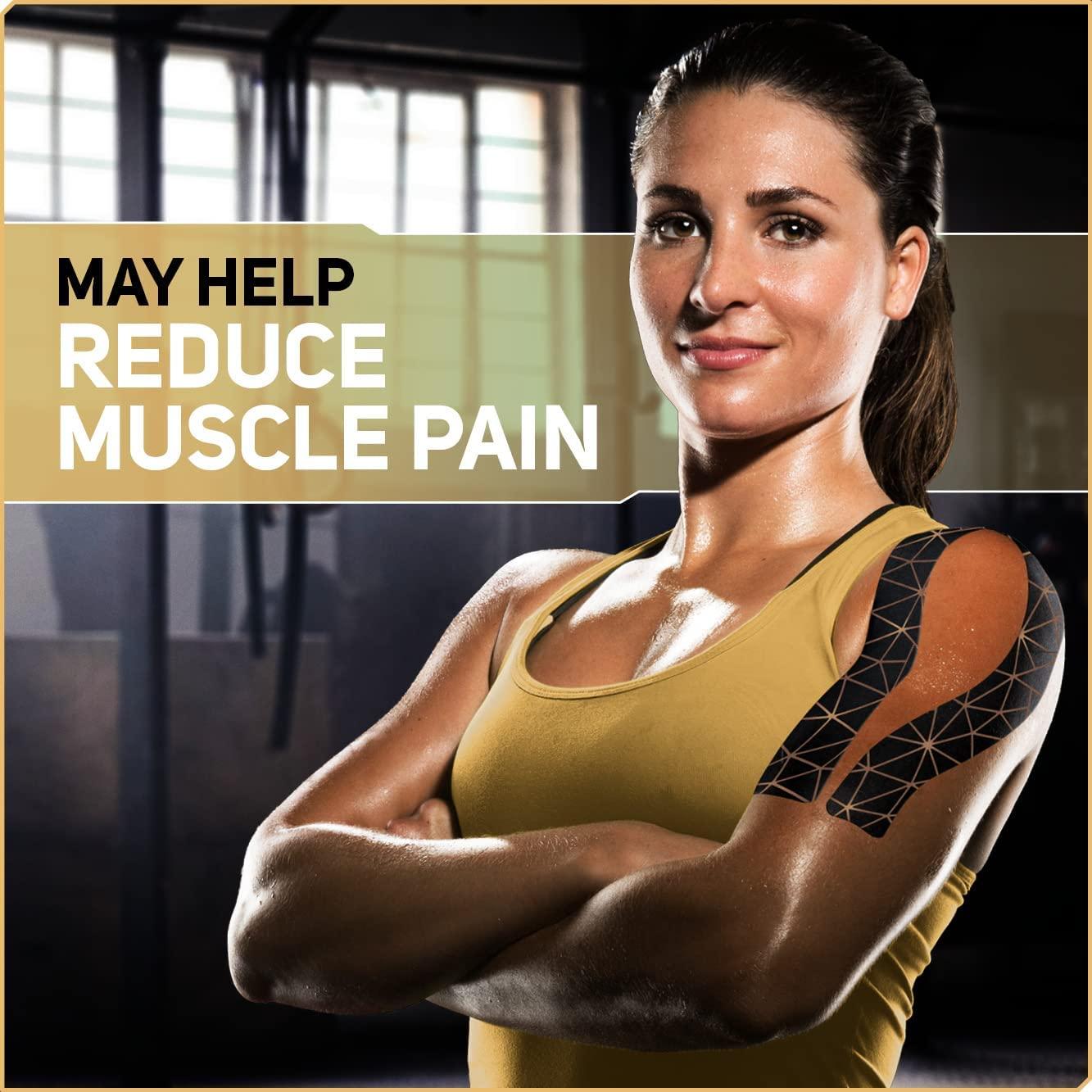 Care Science Waterproof Kinesiology Tape 40 ct Precut Strips (2 Rolls