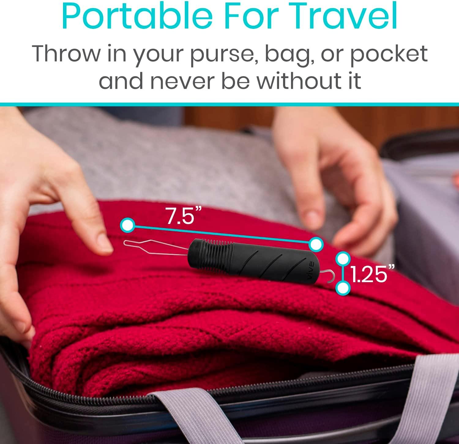 Vive Button Hook Zipper Pull Helper Dressing Aid Assist Device Tool