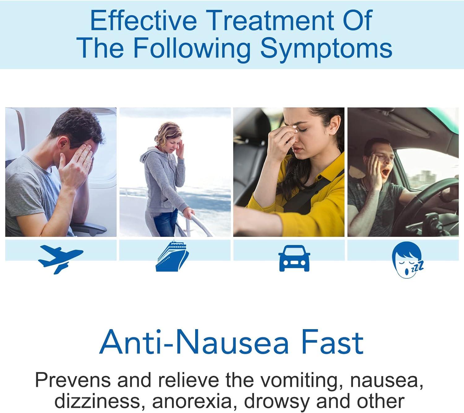 Motion Sickness Patches Car & Sea Sickness Sticker Anti Nausea Travel