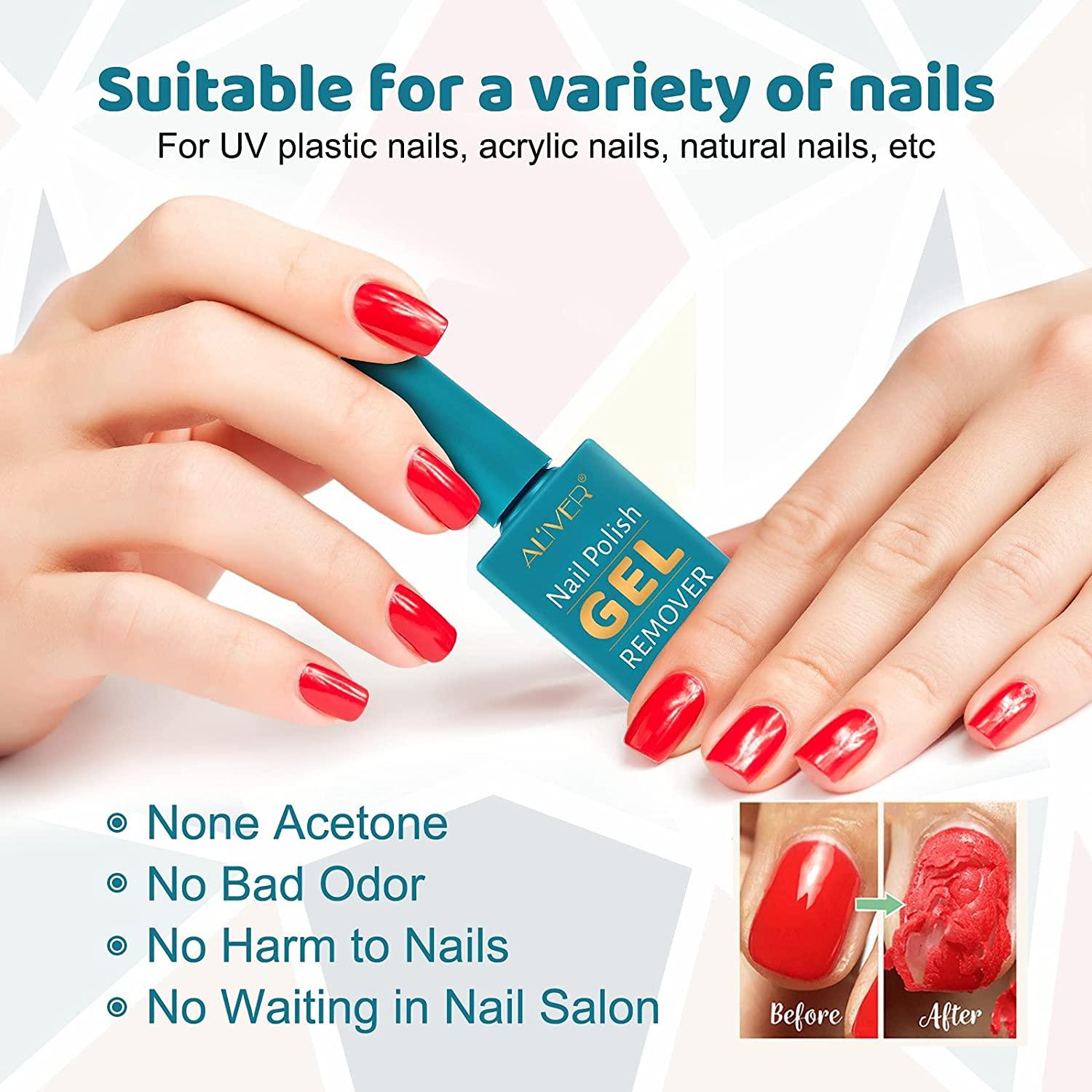 Gel Nail Polish Remover, Quickly & Easily Remove Soak-off Gel Nail Polish  Within 2-3 Minutes, No Need for Foil, Soaking or Wrapping, Professional  Don't Hurt Nails, Best Gift for Girlfriend 1Pcs