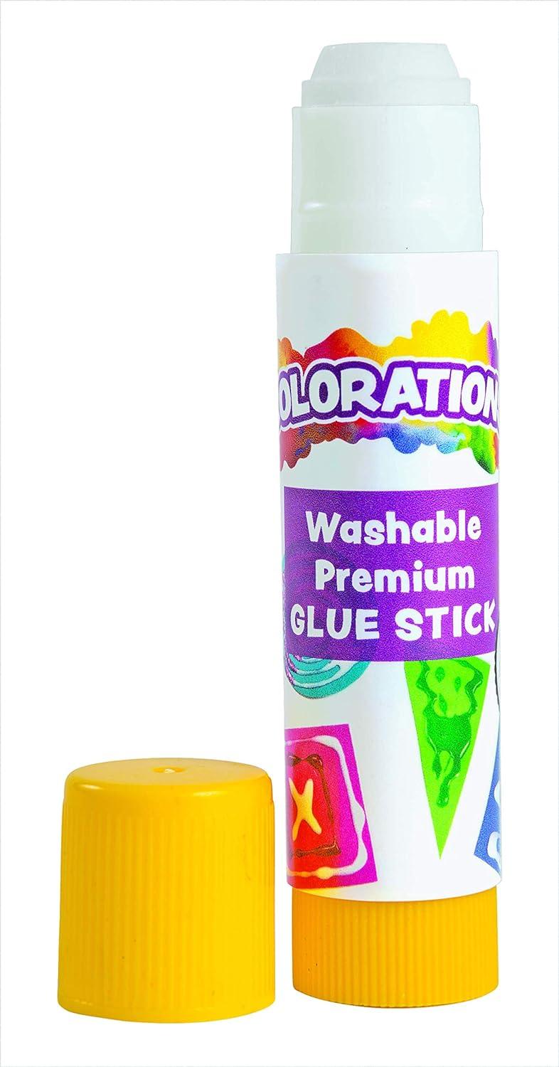 Colorations Washable Glue Sticks Premium Classroom Art Supplies Safe  Easy-To-Spread Adhesive Preschool School Projects Crafts Scrapbook Glue  White Glue Stick Dries Clear Bulk 50 Pack White Pack of 50
