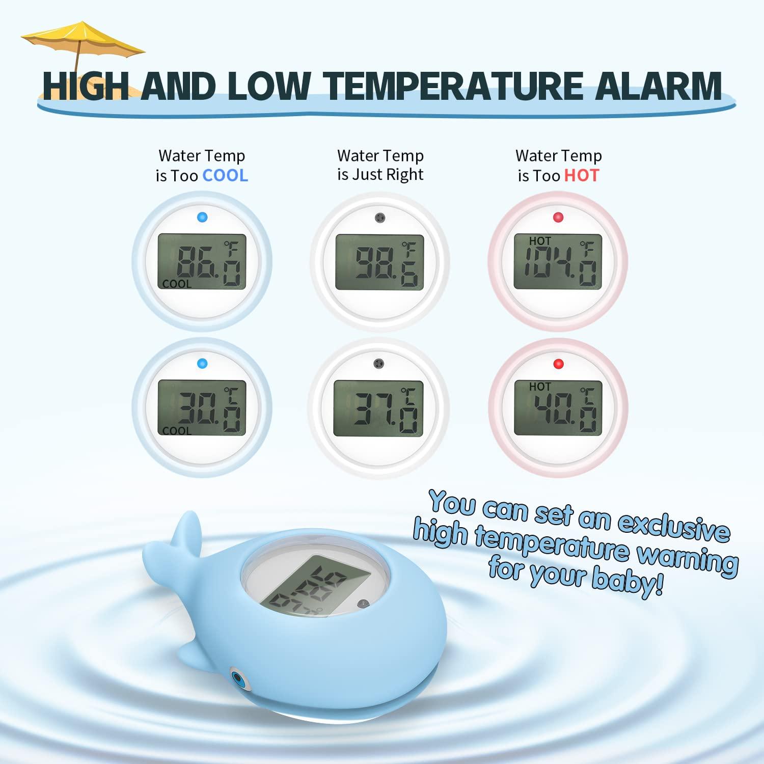 LEDFAAH Bath Thermometer for Baby, Safety Pregnancy Bathtub Thermometer  with Battery Power Display Feature, Floating Water Temperature Gauge, Auto  On/Off Baby Shower Thermometer - Yahoo Shopping