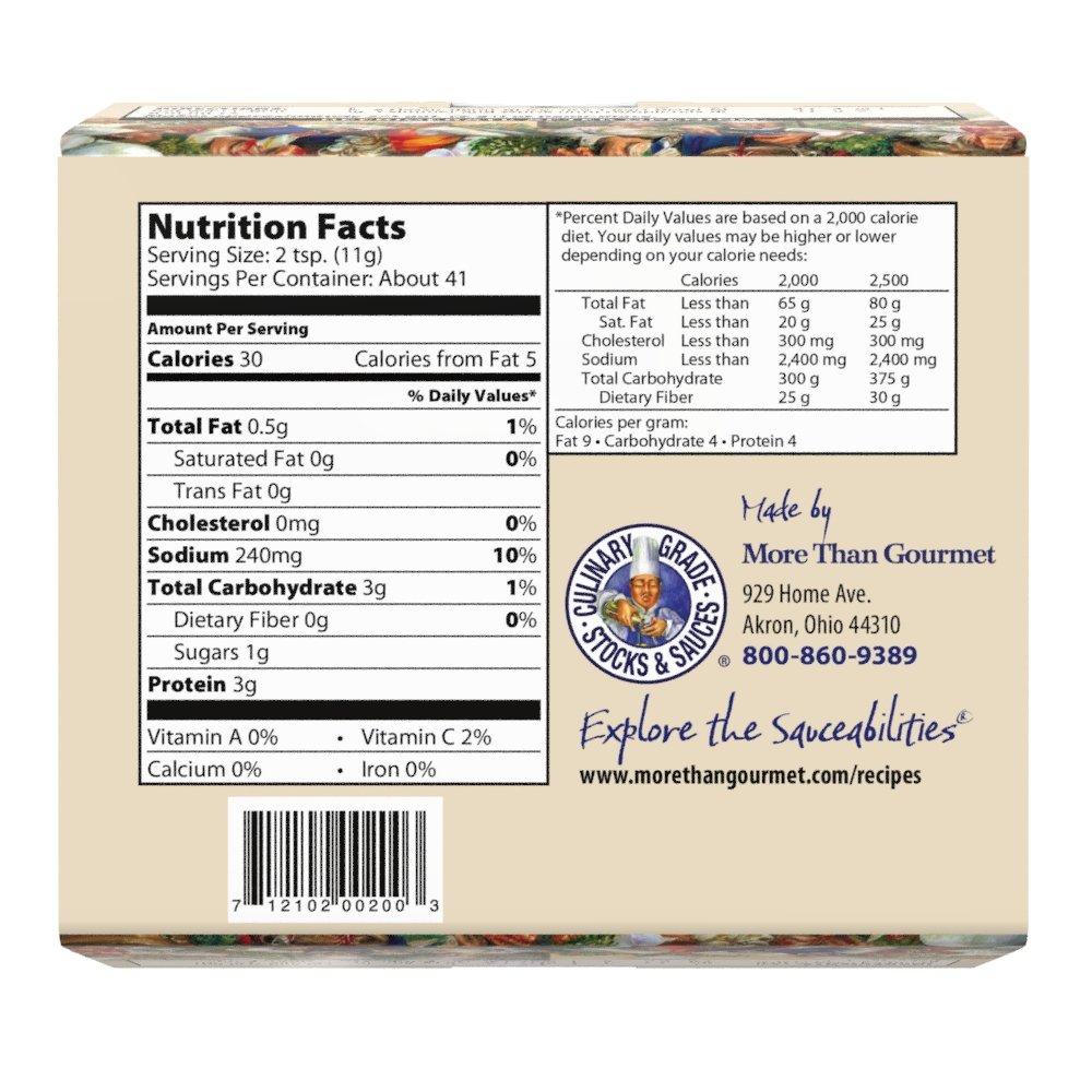 More Than Gourmet De Veau Gold Veal DemiGlace 16oz Classic French Recipe