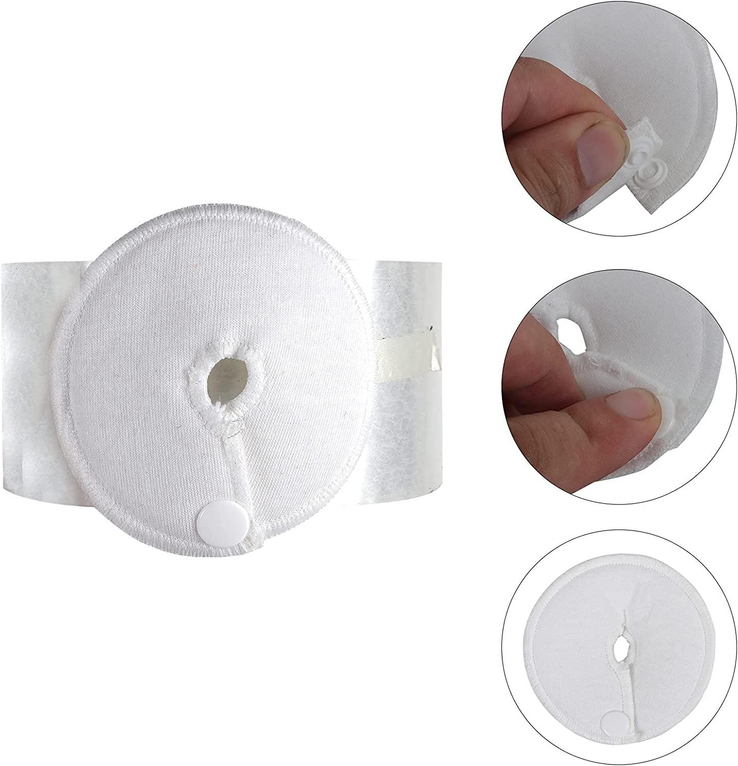 Feeding Tube Pads 12 Pack G Tube Covers & Button Pads for Nursing Care