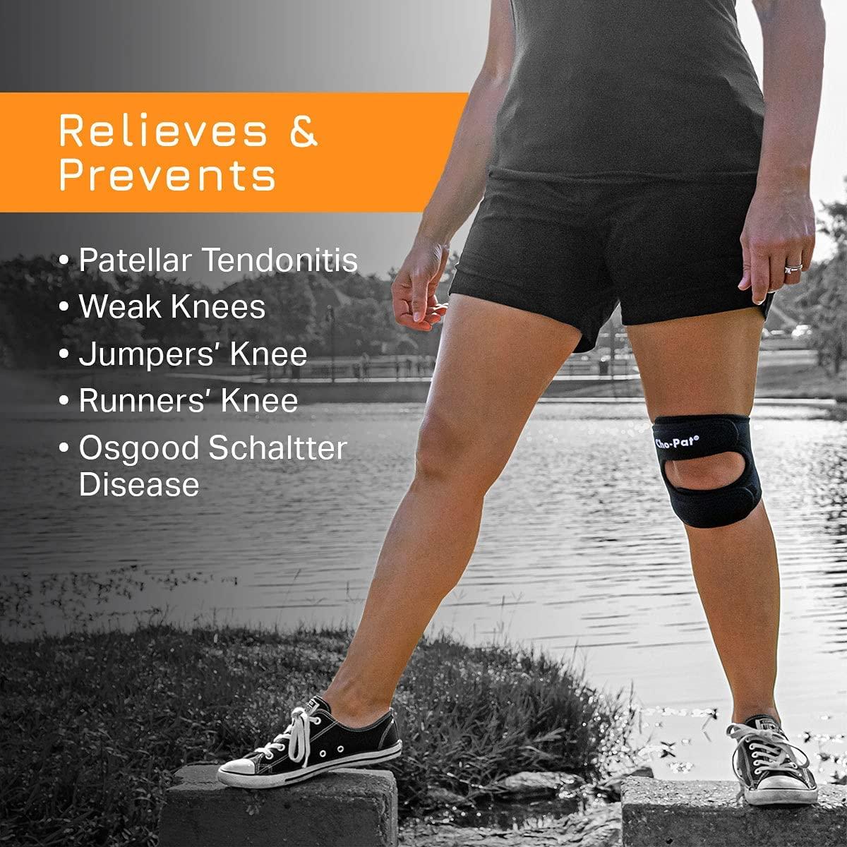 ChoPat Dual Action Knee Strap, Provides Full Mobility and Pain Relief