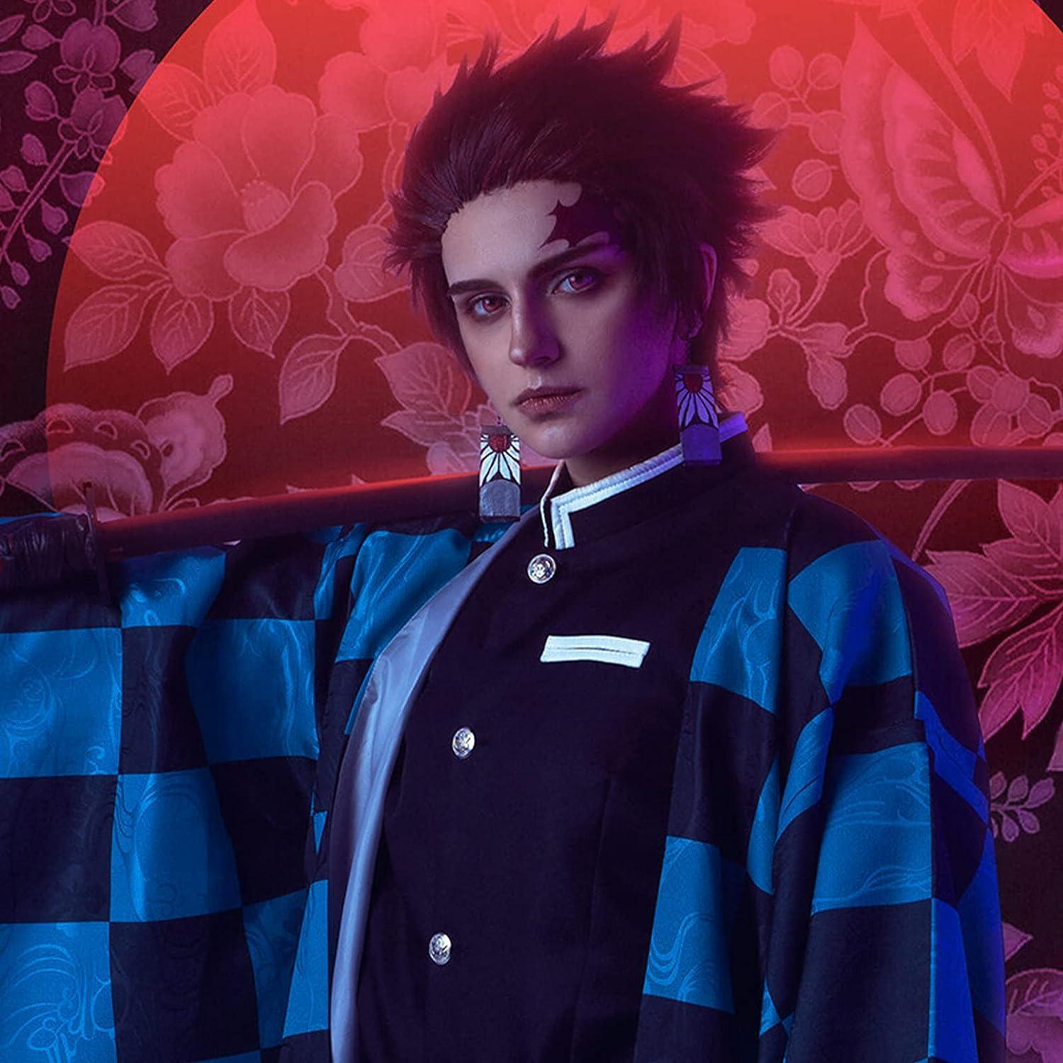 Demon Slayer Temporary Tattoos Tanjiro Cosplay Temporary Tattoos Toys